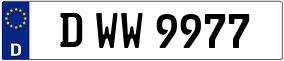 Truck License Plate
